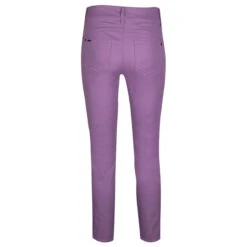 Street One York Hose Dusty Lupine Lilac Coated -Wellensteyn Shop street one jeans york coating lilla 15373 hinten