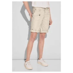 Street One Yulius Baumwoll Bermuda Clean Sand -Wellensteyn Shop street one jeans yulius bermuda beige 15526 model vorne