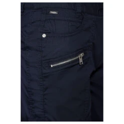 Street One Yulius Baumwoll Bermuda Deep Blue -Wellensteyn Shop street one jeans yulius bermuda blau 11238 ansicht detail vorne