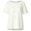 Street One Damen T-Shirt Knit Look Off White -Wellensteyn Shop street one knit look shirt weiss 10108