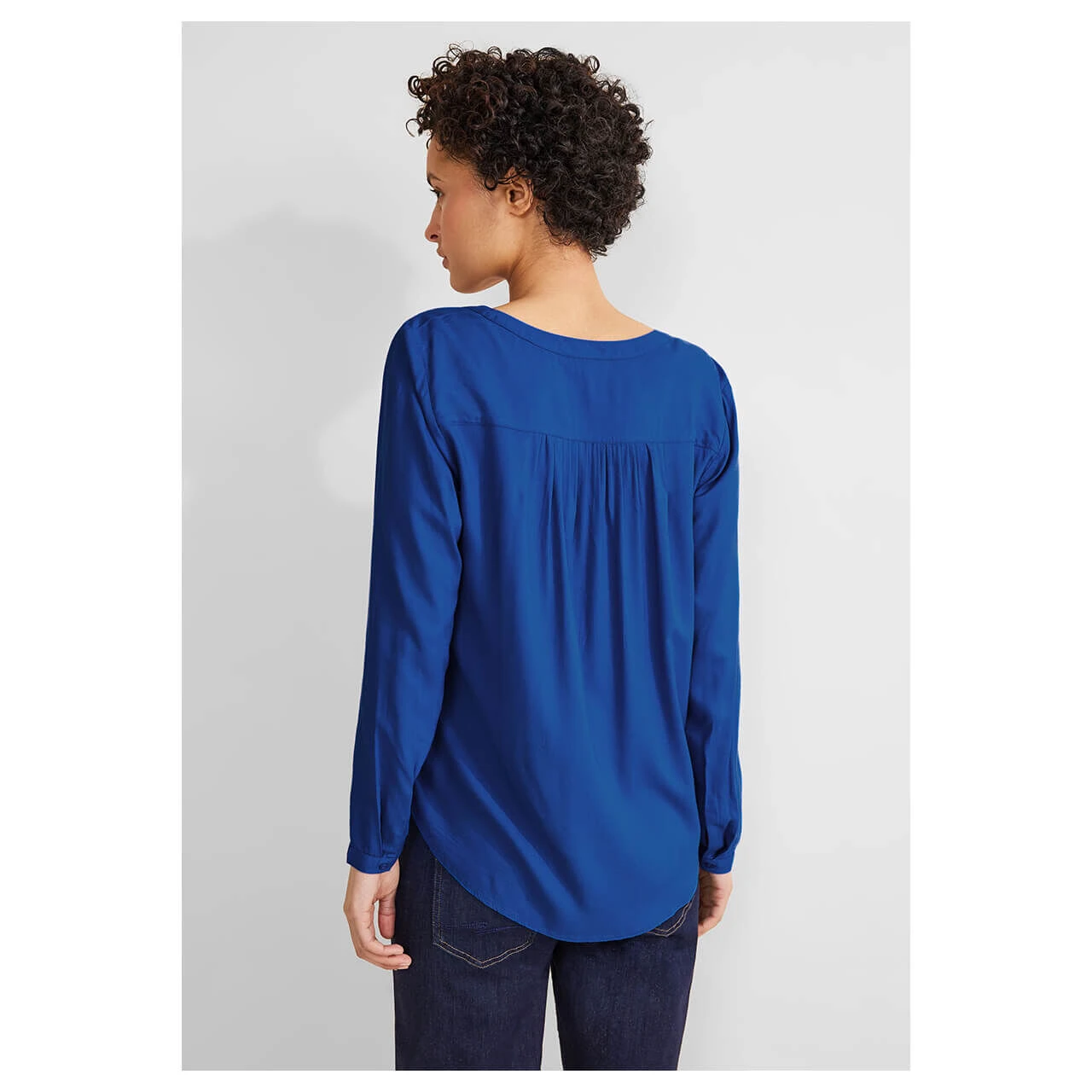 Street One Damen Langarm Bluse Bamika Fresh Intense Gentle Blue 5 Street One Damen Langarm Bluse Bamika Fresh Intense Gentle Blue – Bild 3