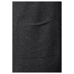 Street One Damen Long Strickjacke Open Cardigan Anthracite Melange -Wellensteyn Shop street one long open cardigan grau 11498 detail