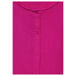 Street One Damen 3/4 Arm Bluse Musselin Buttoned Roundneck Magnolia Pink 11 Street One Damen 3/4 Arm Bluse Musselin Buttoned Roundneck Magnolia Pink -Wellensteyn Shop street one muslin shirt dress solid blusenkleid rosa 15755 detail
