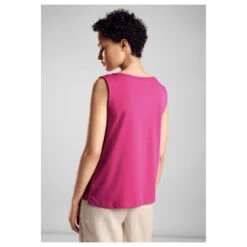 Street One Damen Top Musselin Magnolia Pink -Wellensteyn Shop street one musselin mat mix top rosa 15755 model hinten