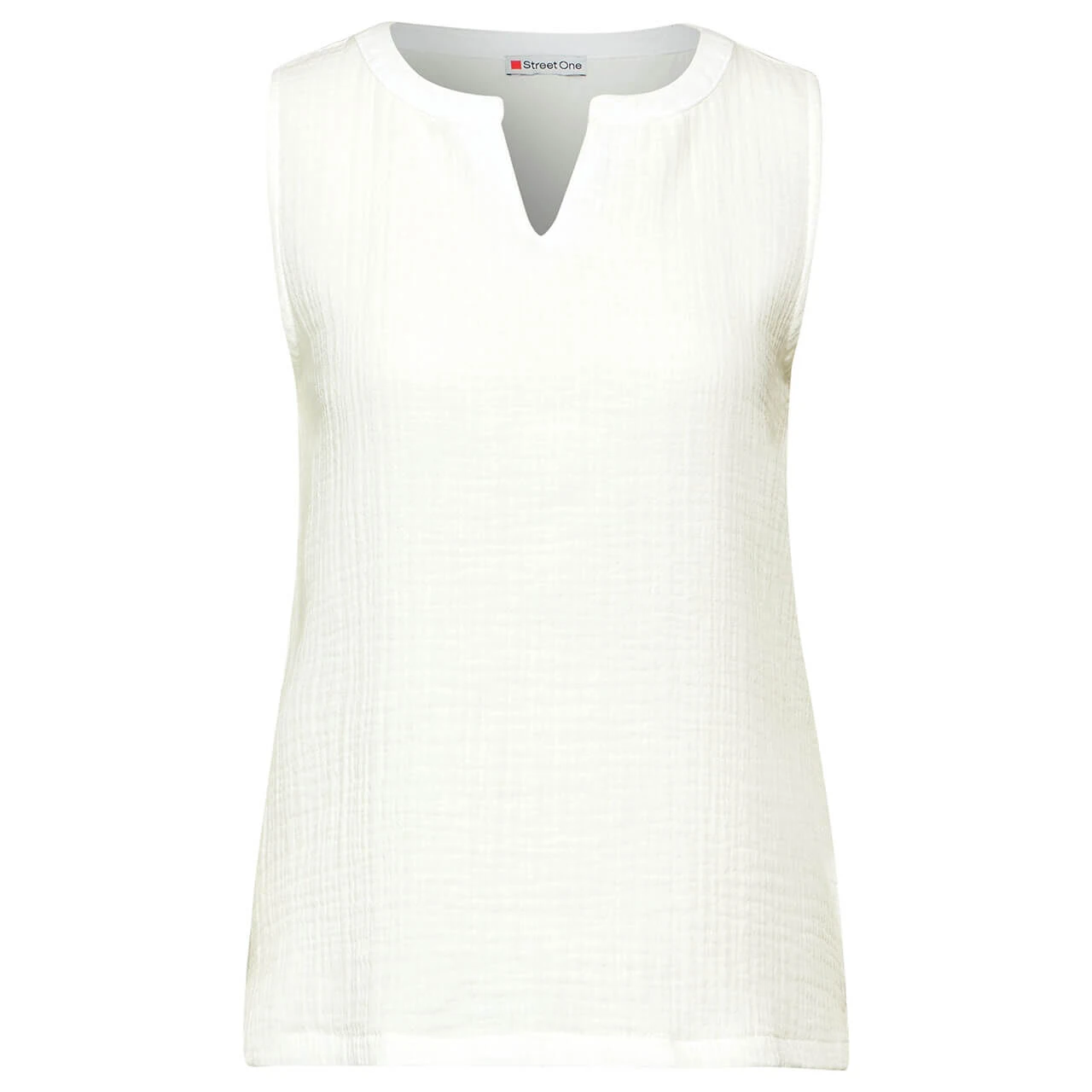 Street One Damen Top Musselin Off White 3 Street One Damen Top Musselin Off White