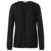 Street One Damen Strickjacke Nette Knit Black -Wellensteyn Shop street one nette summer knit shirtjacke schwarz 10001