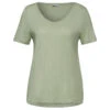 Street One Damen T-Shirt Gerda Soft Moss Green -Wellensteyn Shop street one new gerda gruen 15816