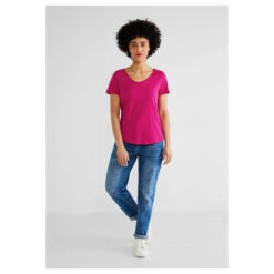 Street One Gerda T-Shirt Nu Pink 10 Street One Gerda T-Shirt Nu Pink -Wellensteyn Shop street one new gerda t shirt pink 14717 ansicht ganzkoerper