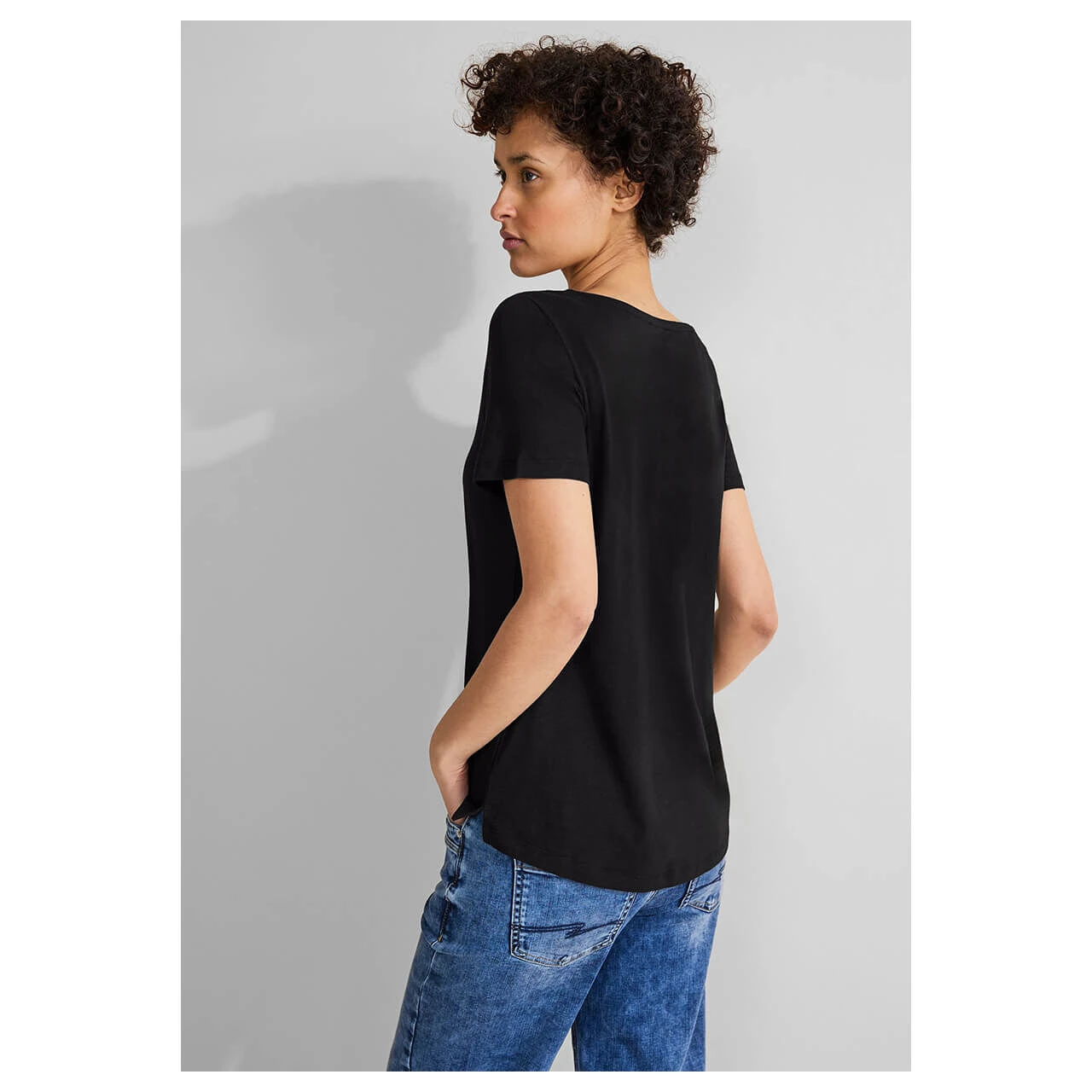 Street One Damen T-Shirt Gerda Black 5 Street One Damen T-Shirt Gerda Black – Bild 3