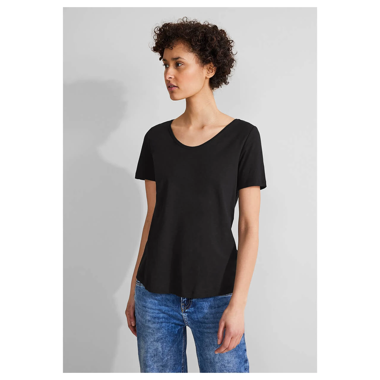 Street One Damen T-Shirt Gerda Black 4 Street One Damen T-Shirt Gerda Black – Bild 2