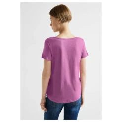 Street One Gerda T-Shirt Meta Lilac -Wellensteyn Shop street one new gerda t shirt violett 15141 hinten