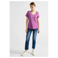 Street One Gerda T-Shirt Meta Lilac -Wellensteyn Shop street one new gerda t shirt violett 15141 vorne
