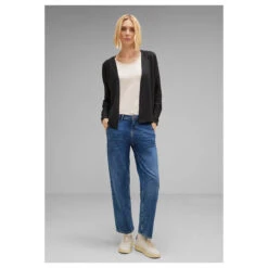 Street One Damen Strickjacke Jacy Dark Anthracite Melange 10 Street One Damen Strickjacke Jacy Dark Anthracite Melange -Wellensteyn Shop street one new jacy shirtjacke grau 11498 model