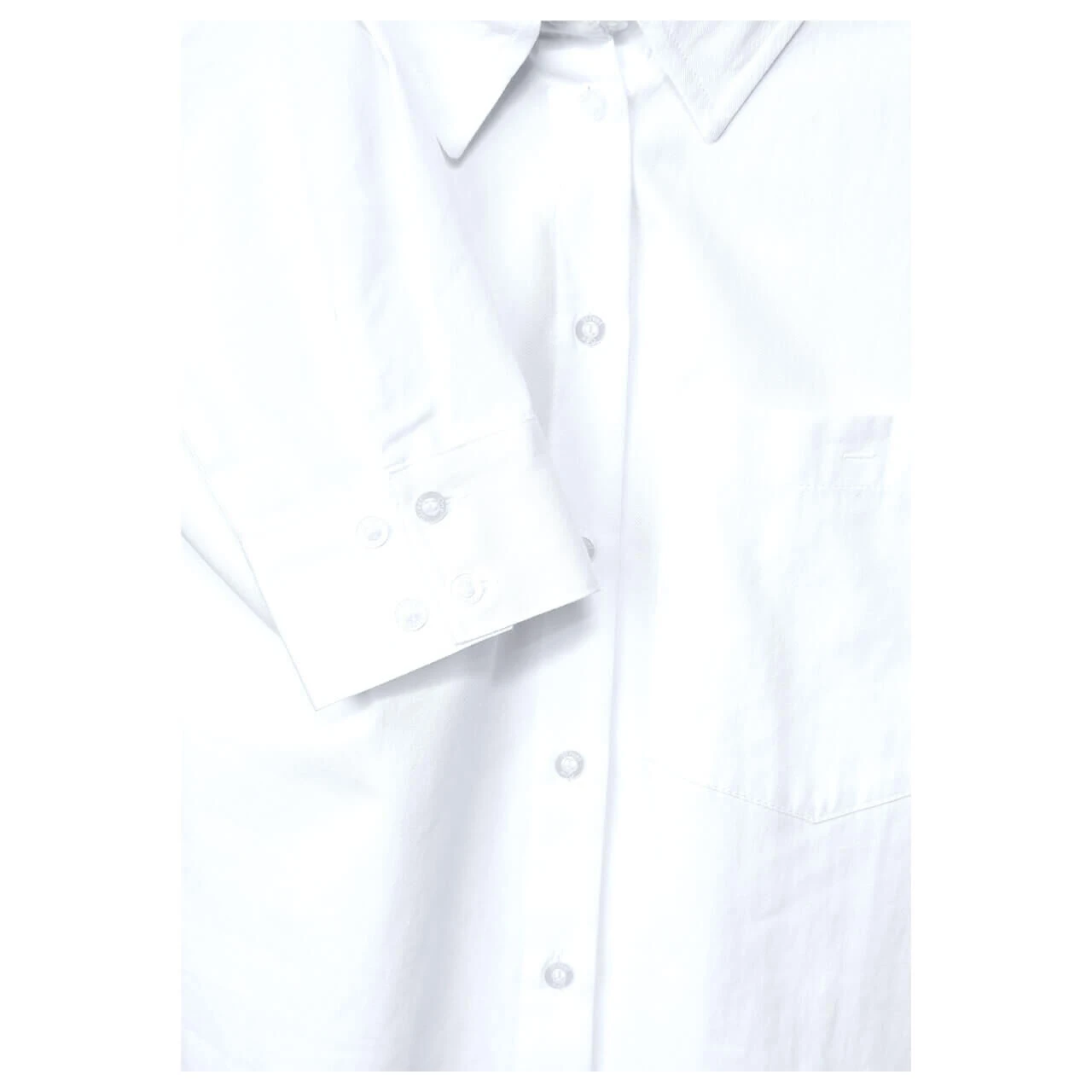 Street One Cotton Officeblouse Damen Bluse White 6 Street One Cotton Officeblouse Damen Bluse White – Bild 4