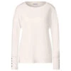 Street One Damen Pullover Rib Neck U-Boat Lucid White -Wellensteyn Shop street one rib neck u boat shi weiss 14451