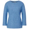Street One Damen 3/4 Arm Pullover Round Neck Structure Light Blue Melange -Wellensteyn Shop street one round neck with structure blau 15515