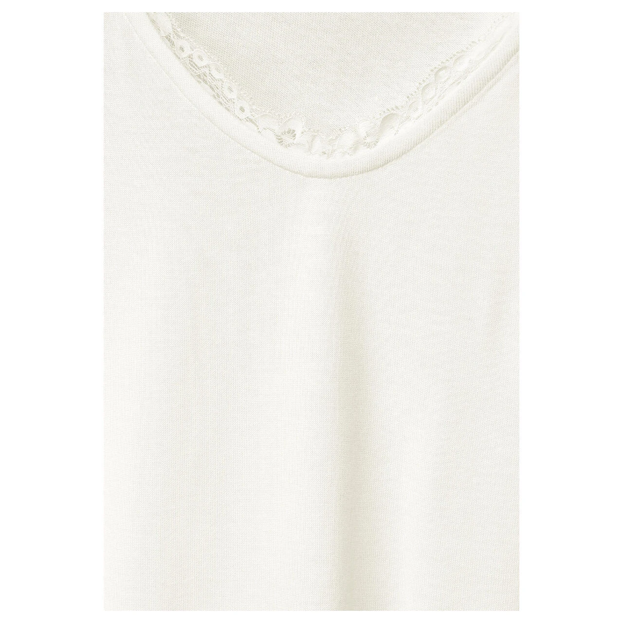 Street One V-Neck T-Shirt Off White 7 Street One V-Neck T-Shirt Off White – Bild 5