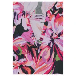 Street One Damen Kurzarm Bluse Splitneck Magnolia Pink Flower -Wellensteyn Shop street one shirtblouse splitneck hemdbluse rosa 35755 detail