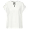 Street One Damen Kurzarm Bluse Splitneck Off White 1 Street One Damen Kurzarm Bluse Splitneck Off White -Wellensteyn Shop street one shirtblouse splitneck hemdbluse weiss 10108