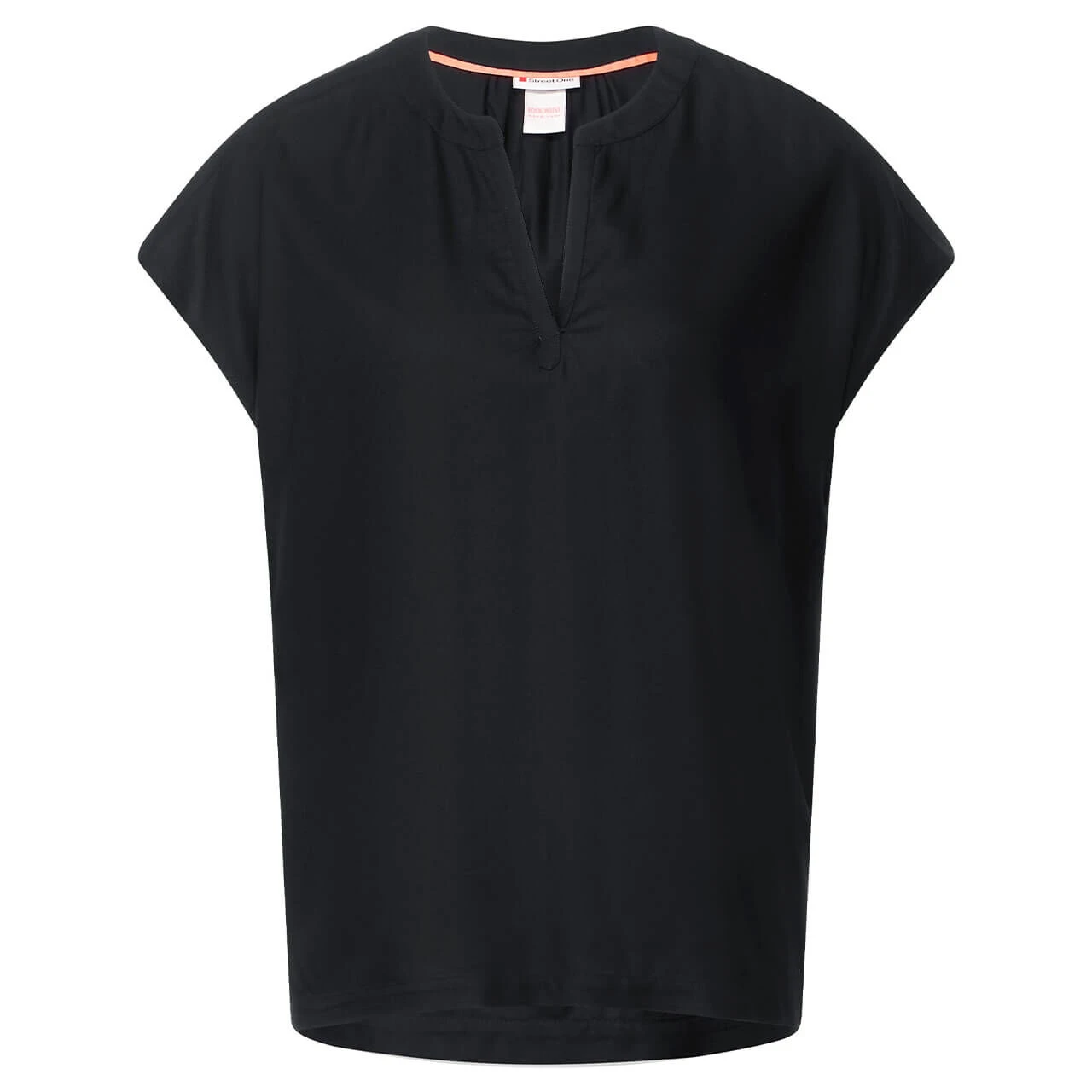 Street One Damen Kurzarm Bluse Deep Black 3 Street One Damen Kurzarm Bluse Deep Black