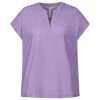 Street One Damen Kurzarm Bluse Splitneck Smell Of Lavender 1 Street One Damen Kurzarm Bluse Splitneck Smell Of Lavender -Wellensteyn Shop street one shirtblouse with splitneck bluse violett 15384