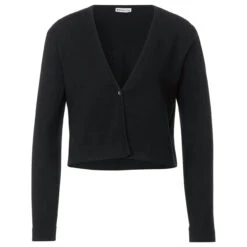 Street One Damen Strickjacke Short Cardigan Black