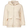 Street One Damen 3/4 Arm Hoodie Shirtjacke Silk Look Lucid White 1 Street One Damen 3/4 Arm Hoodie Shirtjacke Silk Look Lucid White -Wellensteyn Shop street one silk look hoody jacket sweatjacke 14451