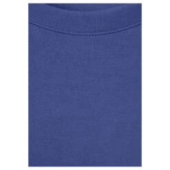 Street One Damen T-Shirt Silk Look Intense Royal Blue -Wellensteyn Shop street one silk look shirt blau 15614 detail
