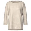 Street One Damen 3/4 Arm Shirt Structure Mix Lucid White -Wellensteyn Shop street one structure mix 3 4 arm shirt beige 14451