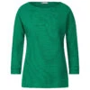 Street One Damen 3/4 Arm Shirt Structure Mix Fresh Green -Wellensteyn Shop street one structure mix 3 4 arm shirt gruen 15376