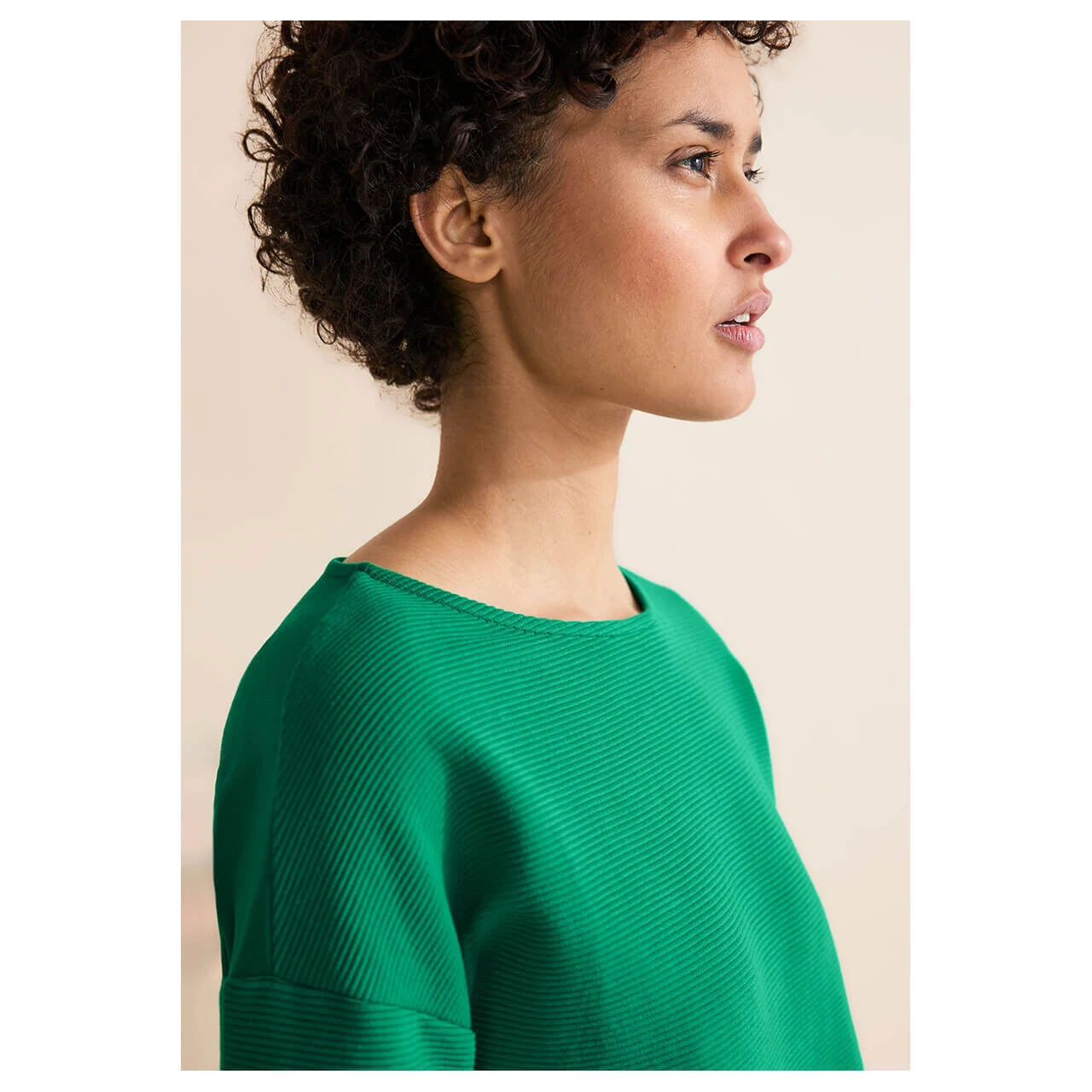 Street One Damen 3/4 Arm Shirt Structure Mix Fresh Green 7 Street One Damen 3/4 Arm Shirt Structure Mix Fresh Green – Bild 5