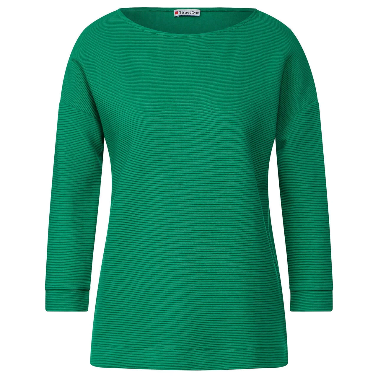 Street One Damen 3/4 Arm Shirt Structure Mix Fresh Green 3 Street One Damen 3/4 Arm Shirt Structure Mix Fresh Green