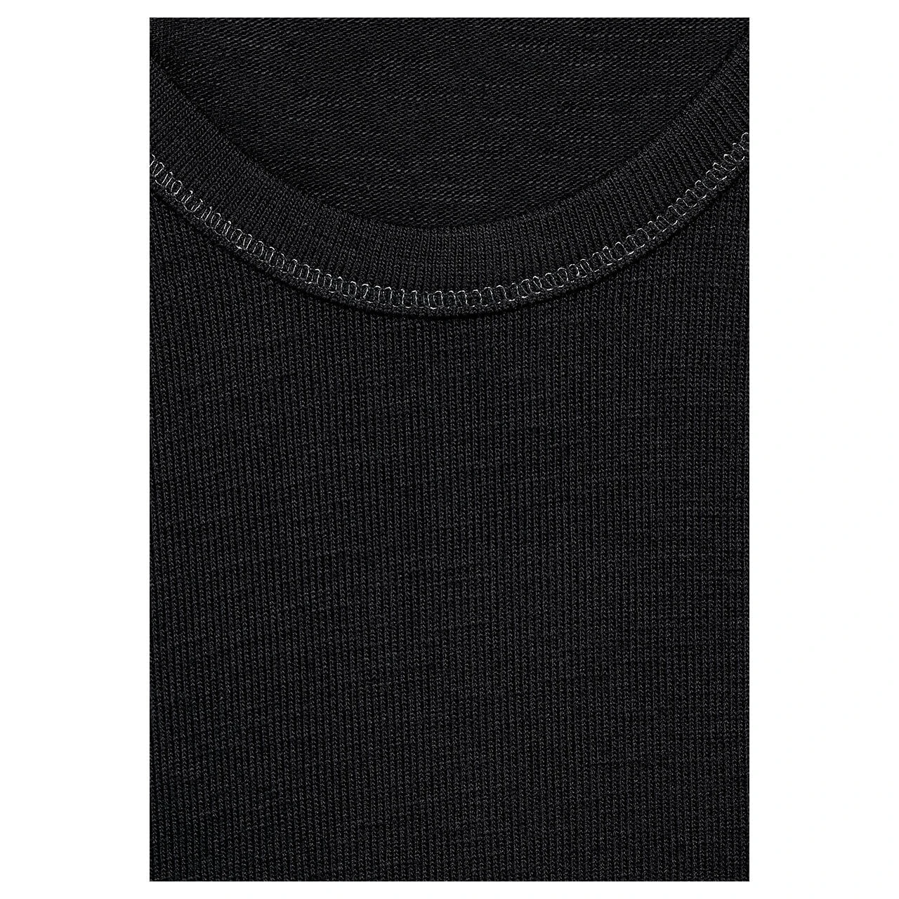 Street One Damen T-Shirt Deep Black Glitter 4 Street One Damen T-Shirt Deep Black Glitter – Bild 2