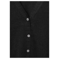Street One V-neck Strickjacke Black -Wellensteyn Shop street one v neck cardigan schwarz 10001 detail