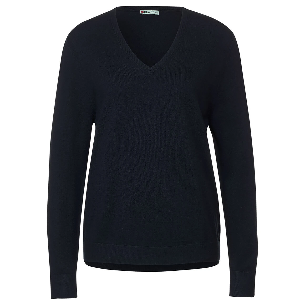 Street One V-neck Pullover Deep Blue 3 Street One V-neck Pullover Deep Blue