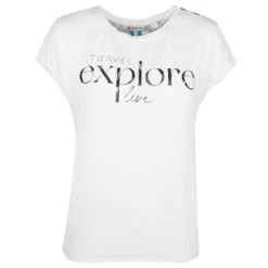 Street One Wording T-Shirt Off White Explore