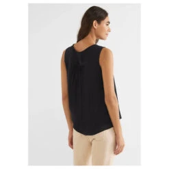 Street One Damen Blusen Top Black 11 Street One Damen Blusen Top Black -Wellensteyn Shop streeto one solid blousetop bluse schwarz 10001 ansicht hinten