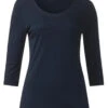 Street One Damen 3/4 Arm Shirt Pania Night Blue -Wellensteyn Shop streetone shirt pania nightblue 10109 ansicht