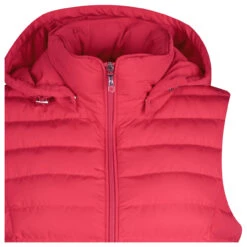 Wellensteyn Italy Vest Hood Damen Weste Coral -Wellensteyn Shop wellensteyn italy vest hood weste coral 1040 detail vorne