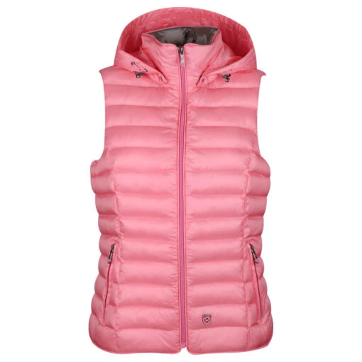 Wellensteyn Italy Vest Hood Damen Weste Lipstickrose -Wellensteyn Shop wellensteyn italy vest hood weste itavh lipstickrose 1001
