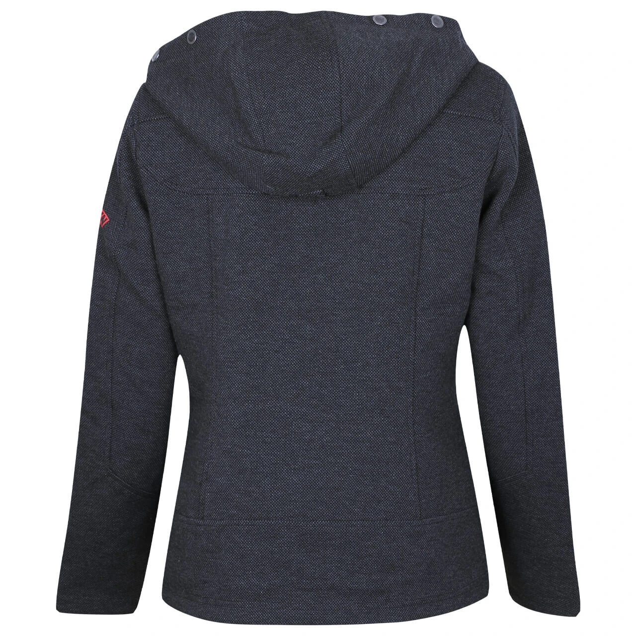 Wellensteyn Florida Lady Damen Jacke Dark Greymelange/red 4 Wellensteyn Florida Lady Damen Jacke Dark Greymelange/red – Bild 2